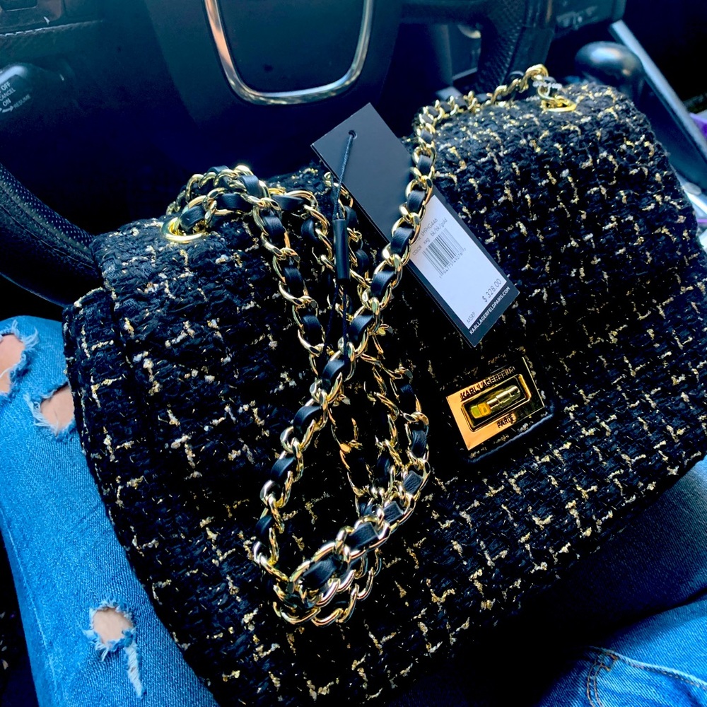 Karl lagerfeld new purse with hardware